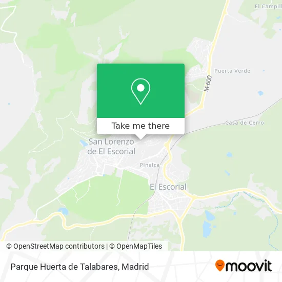 Parque Huerta de Talabares map