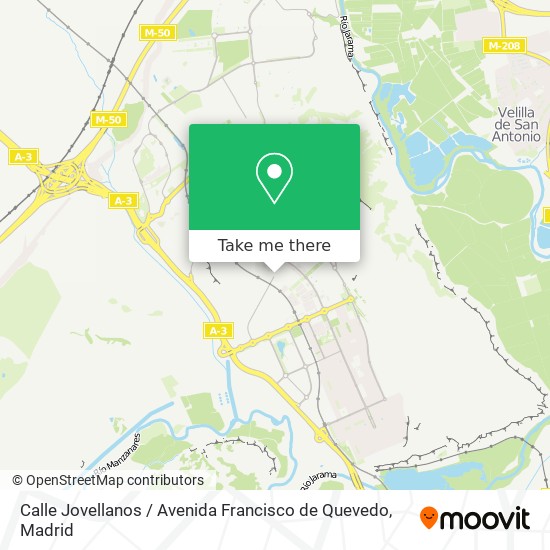 Calle Jovellanos / Avenida Francisco de Quevedo map