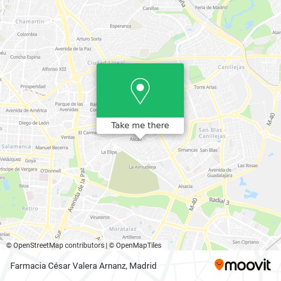 Farmacia César Valera Arnanz map