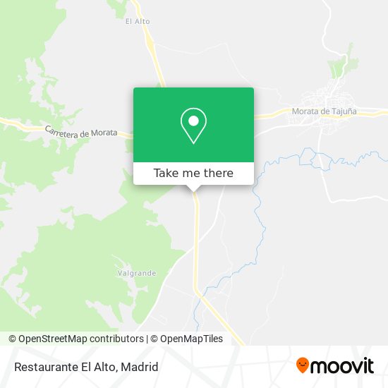 Restaurante El Alto map