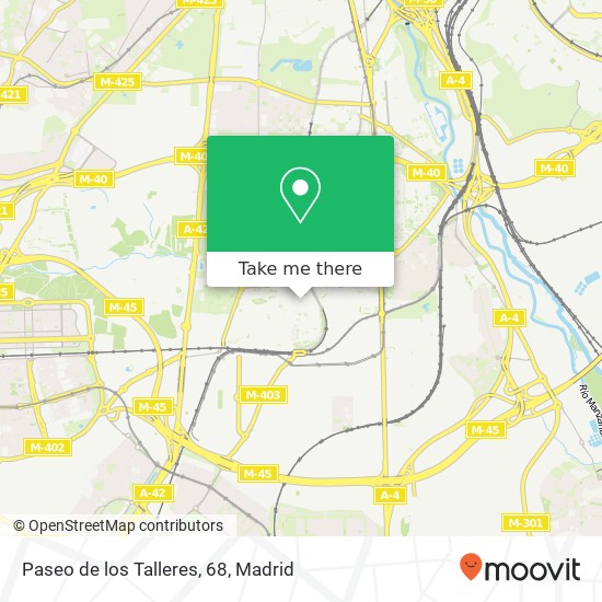 Paseo de los Talleres, 68 map