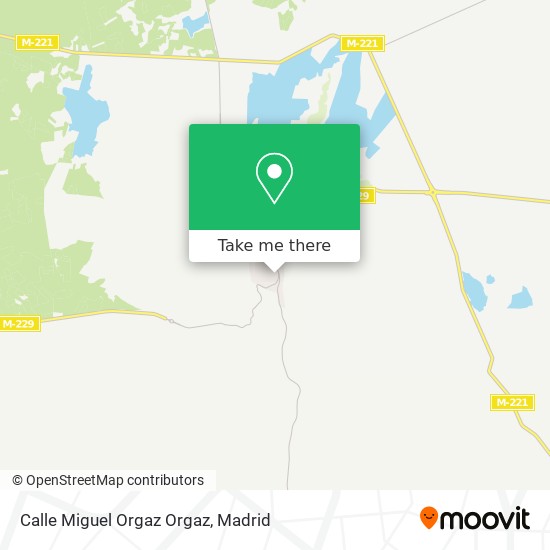 Calle Miguel Orgaz Orgaz map