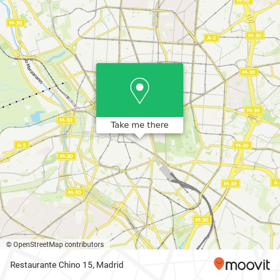 mapa Restaurante Chino 15