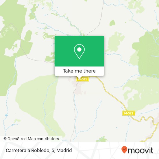 mapa Carretera a Robledo, 5