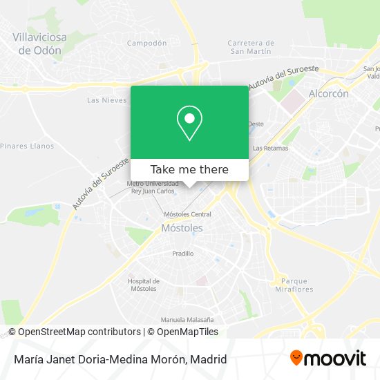 María Janet Doria-Medina Morón map