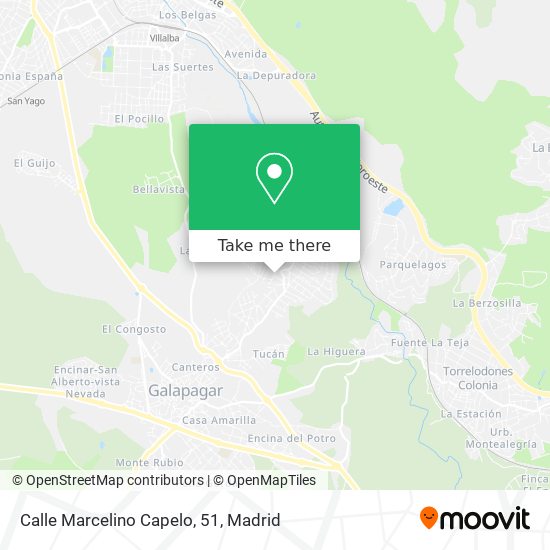 Calle Marcelino Capelo, 51 map