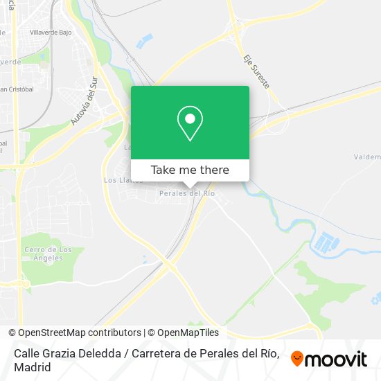 mapa Calle Grazia Deledda / Carretera de Perales del Río