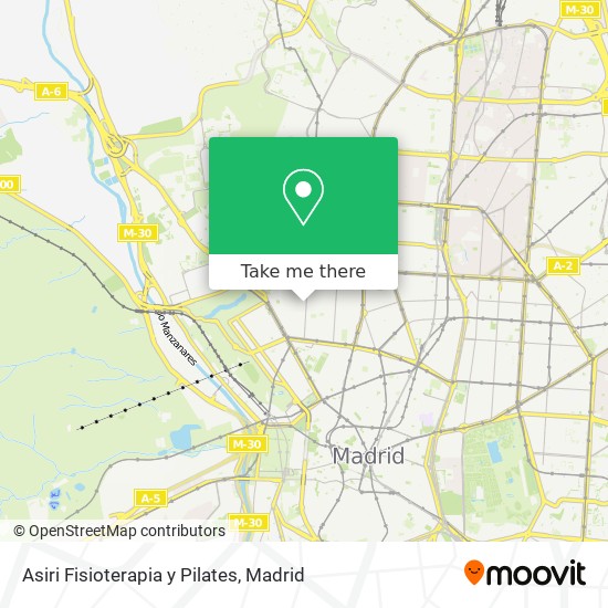 Asiri Fisioterapia y Pilates map