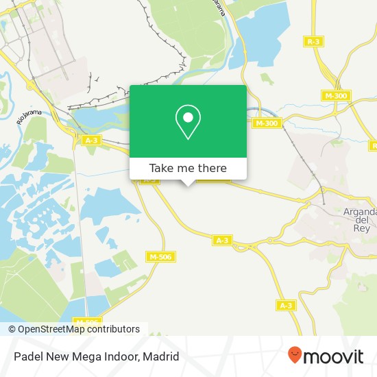 Padel New Mega Indoor map