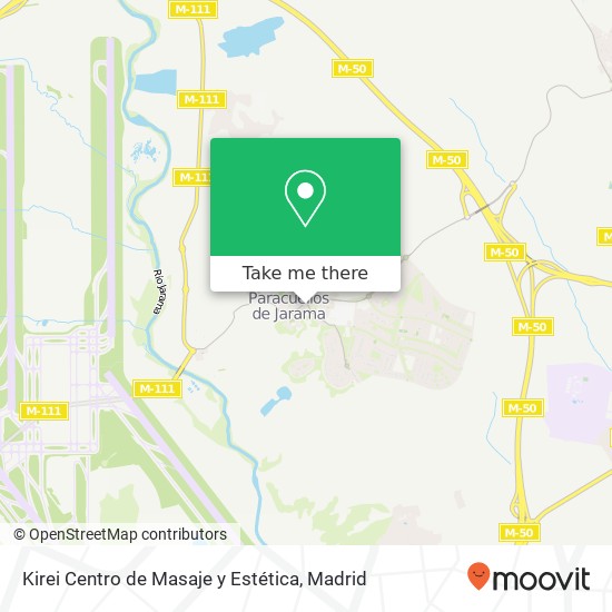 Kirei Centro de Masaje y Estética map