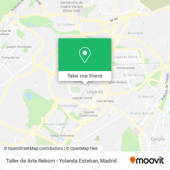Taller de Arte Reborn - Yolanda Esteban map
