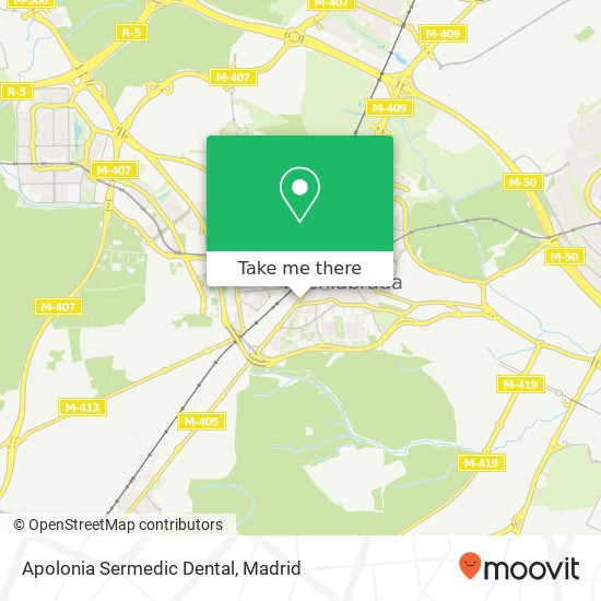 mapa Apolonia Sermedic Dental