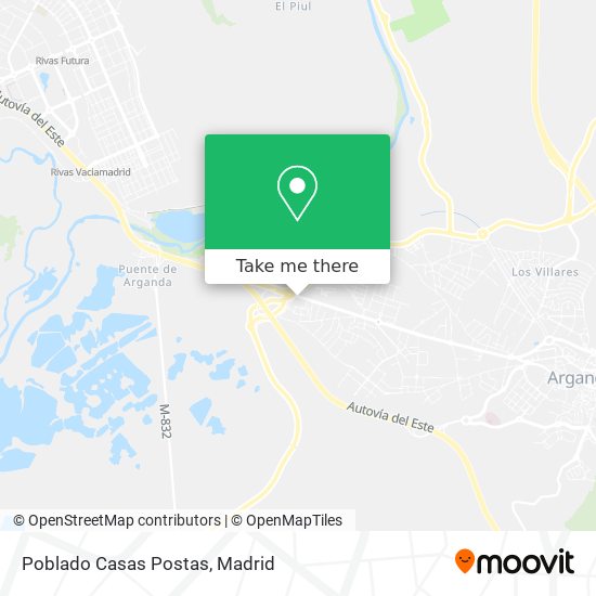 Poblado Casas Postas map