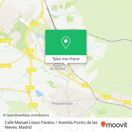 Calle Manuel López Paraíso / Avenida Pocito de las Nieves map