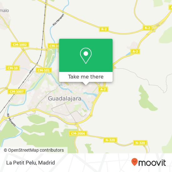 La Petit Pelu map
