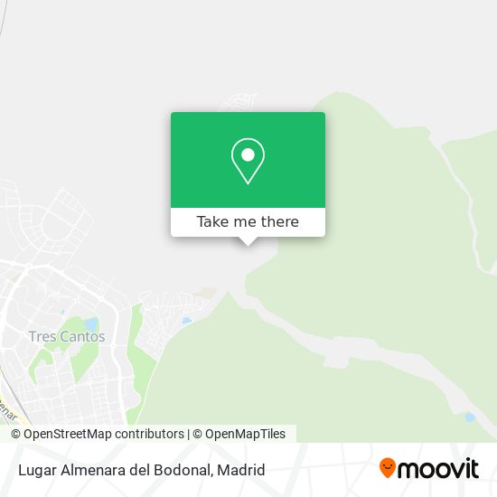 mapa Lugar Almenara del Bodonal