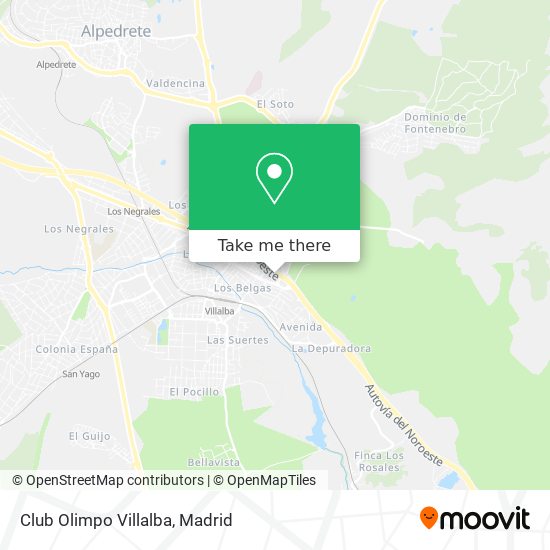 Club Olimpo Villalba map