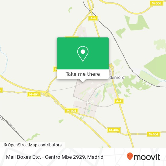 mapa Mail Boxes Etc. - Centro Mbe 2929