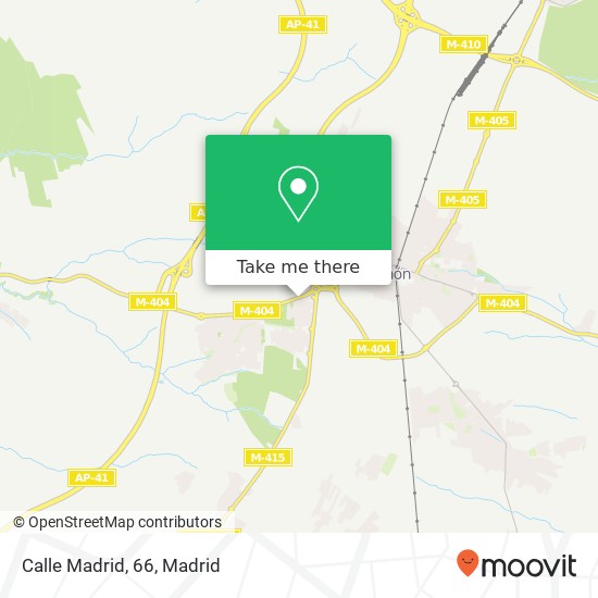 Calle Madrid, 66 map