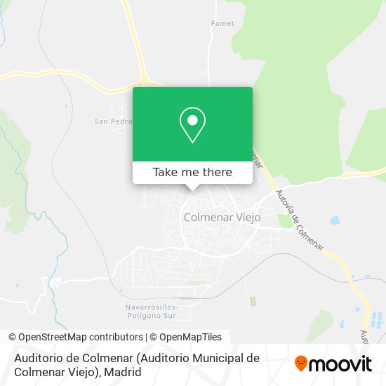 Auditorio de Colmenar (Auditorio Municipal de Colmenar Viejo) map