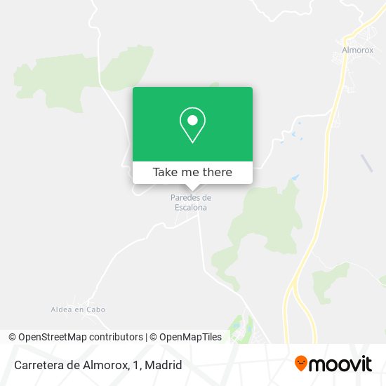 Carretera de Almorox, 1 map