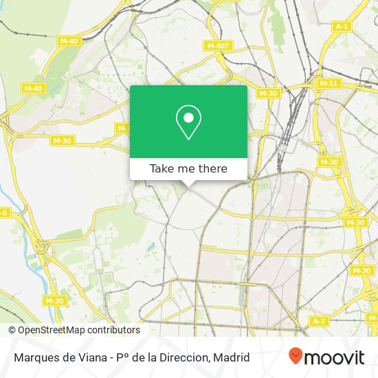 mapa Marques de Viana - Pº de la Direccion