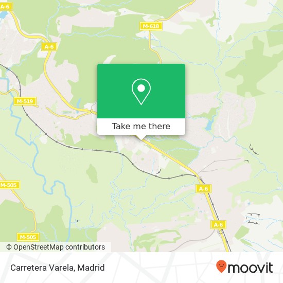 Carretera Varela map