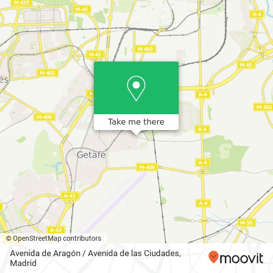 Avenida de Aragón / Avenida de las Ciudades map