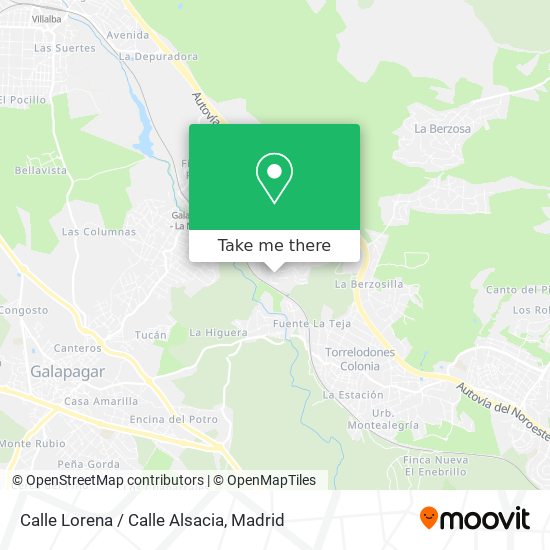 Calle Lorena / Calle Alsacia map