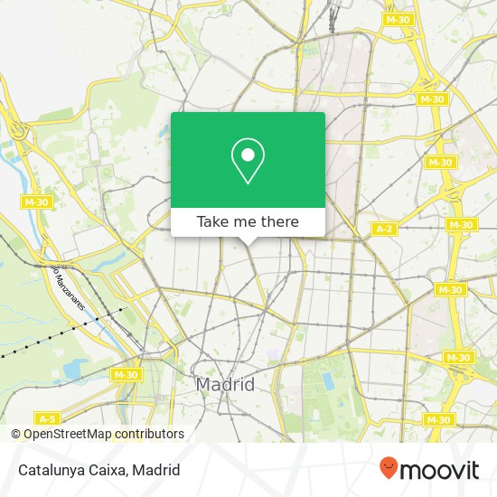 Catalunya Caixa map