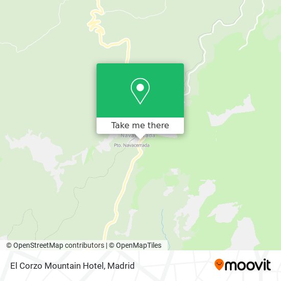 mapa El Corzo Mountain Hotel