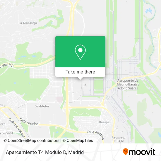 Aparcamiento T4 Modulo D map