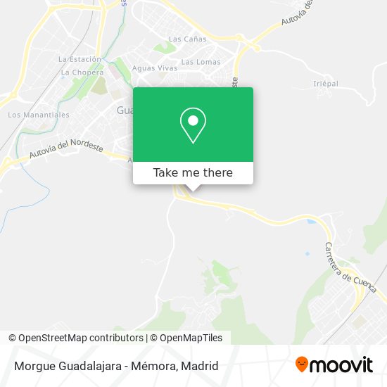Morgue Guadalajara - Mémora map