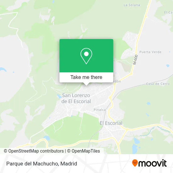 Parque del Machucho map