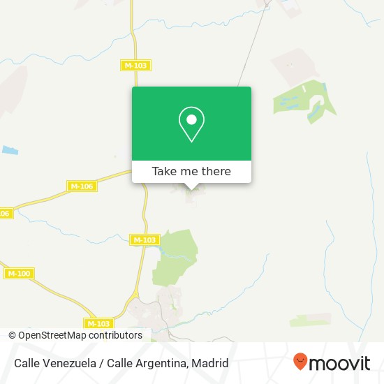 mapa Calle Venezuela / Calle Argentina