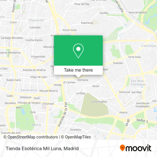 Tienda Esotérica Mil Luna map