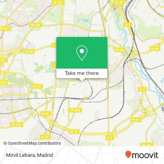 Móvil Lebara map