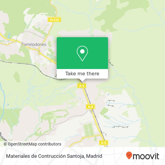 mapa Materiales de Contrucción Santoja