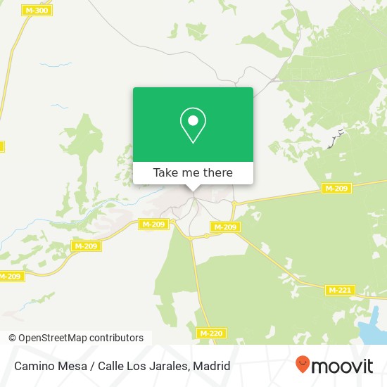 Camino Mesa / Calle Los Jarales map