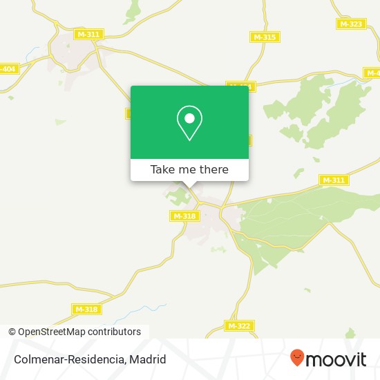 Colmenar-Residencia map