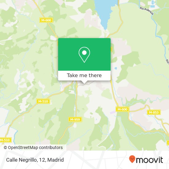 Calle Negrillo, 12 map