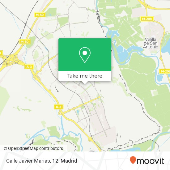 Calle Javier Marias, 12 map