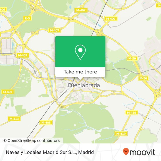 Naves y Locales Madrid Sur S.L. map