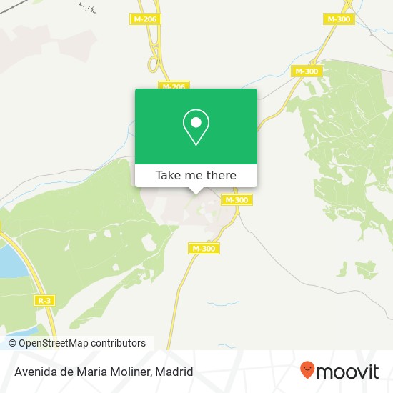 Avenida de Maria Moliner map