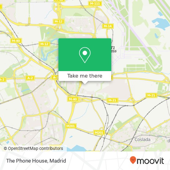 The Phone House map