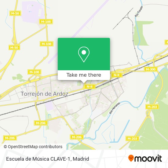 Escuela de Música CLAVE-1 map