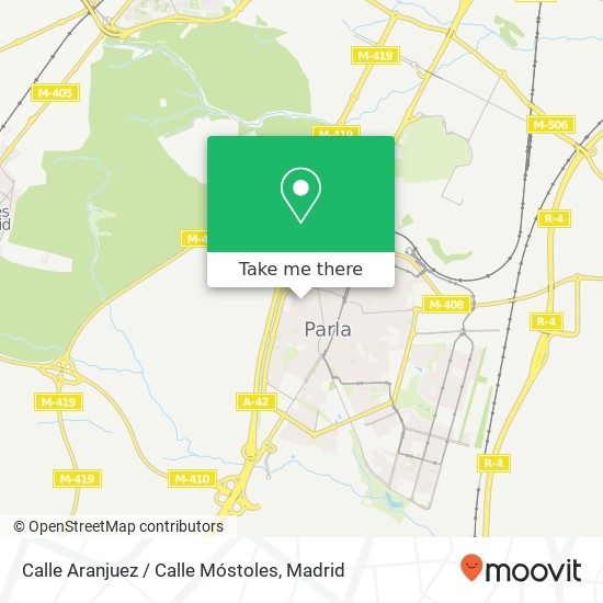 Calle Aranjuez / Calle Móstoles map