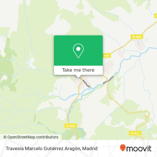 Travesía Marcelo Gutiérrez Aragón map