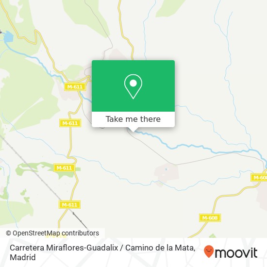 Carretera Miraflores-Guadalix / Camino de la Mata map