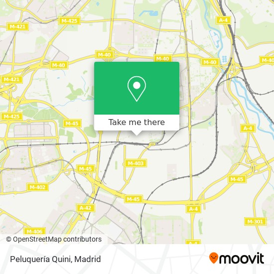 Peluquería Quini map